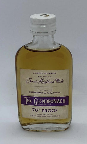 Glendronach 70 Proof Whisky Miniature