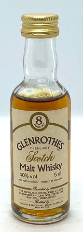 Glenrothes Glenlivet 8 Year Old Whisky Miniature