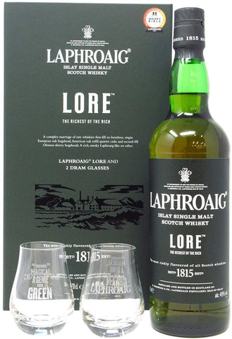 Laphroaig Lore Glasses Gift Set