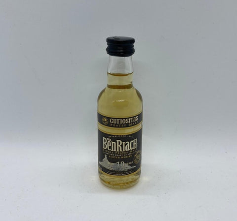 The BenRiach 10 Year Old Single Peated Malt Scotch Whisky Miniature