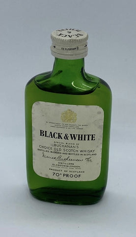 Black & White Buchanans Choice Blended Whisky Miniature