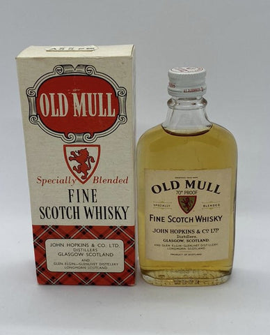 Old Mull 70 Proof Whisky Miniature