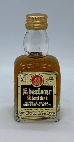 Aberlour Glenlivet 9 Year Old Whisky Miniature