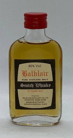 Balblair 10 Year Old Whisky Miniature