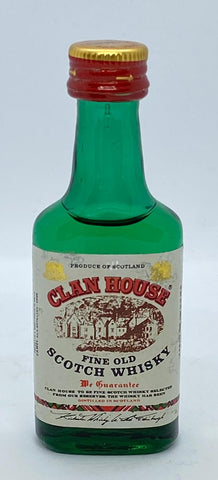 Clan House Fine Old Scotch Whisky Minature