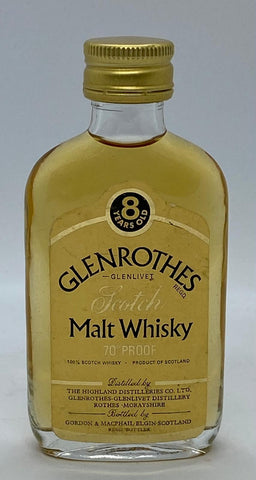 Glenrothes 8 Year Old Whisky Miniature