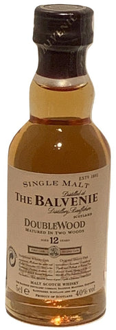 The Balvenie 12 Year Old Doublewood Single Malt Scotch Whisky Miniature