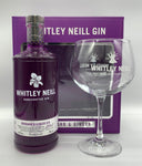 Whitley Neill Rhubarb & Ginger Gin + Glass Pack