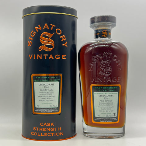 Glenallachie 13 Year Old 2008 - Cask No. 900370