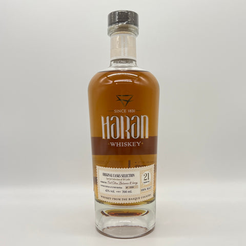 Haran 21 Year Old Original Casks Selection Spanish Whiskey