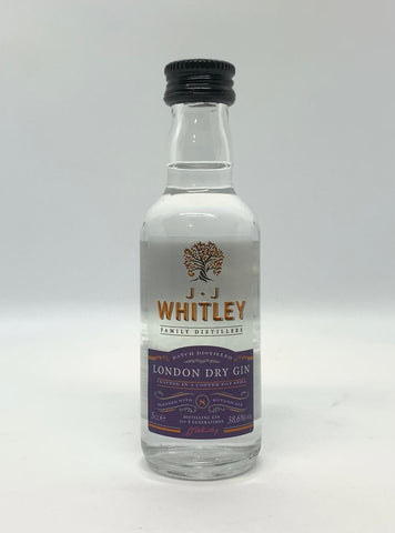 J J Whitley London Dry Gin Miniature