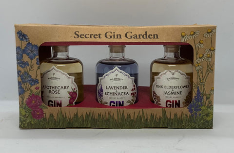 Secret Garden Gin Gift Pack - x3 5cl